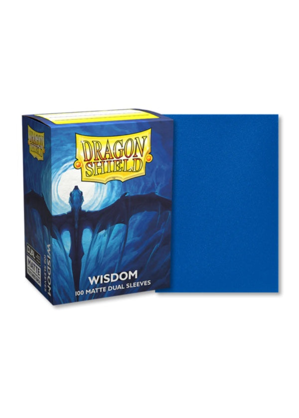 龍盾卡套 | Dragon Shield Card Sleeves | 100 Standard Size | Matte Dual Wisdom