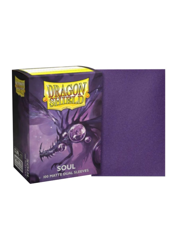 龍盾卡套 | Dragon Shield Card Sleeves | 100 Standard Size | Matte Dual Soul