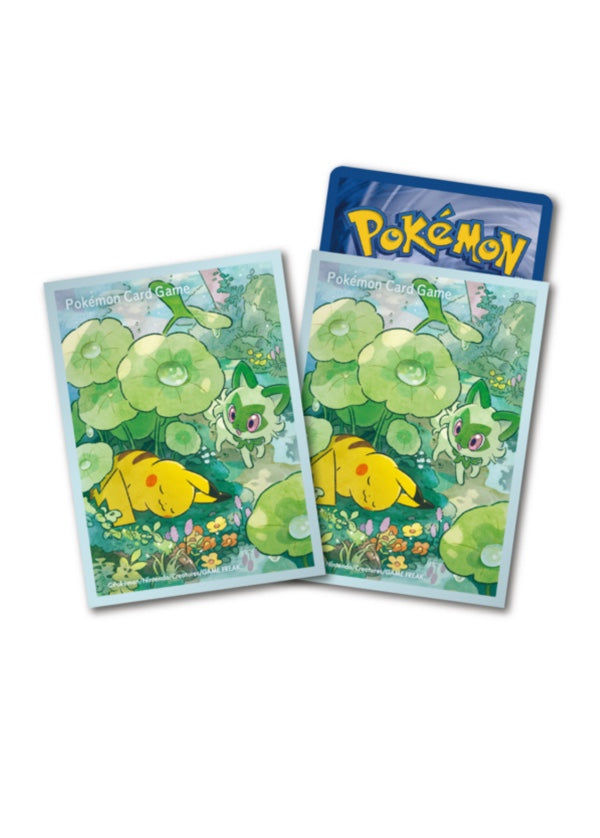 PTCG 卡套 | 皮卡丘&新葉喵