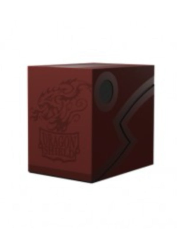 龍盾卡盒| Dragon Shield Double Shell Box | Blood Red & Black
