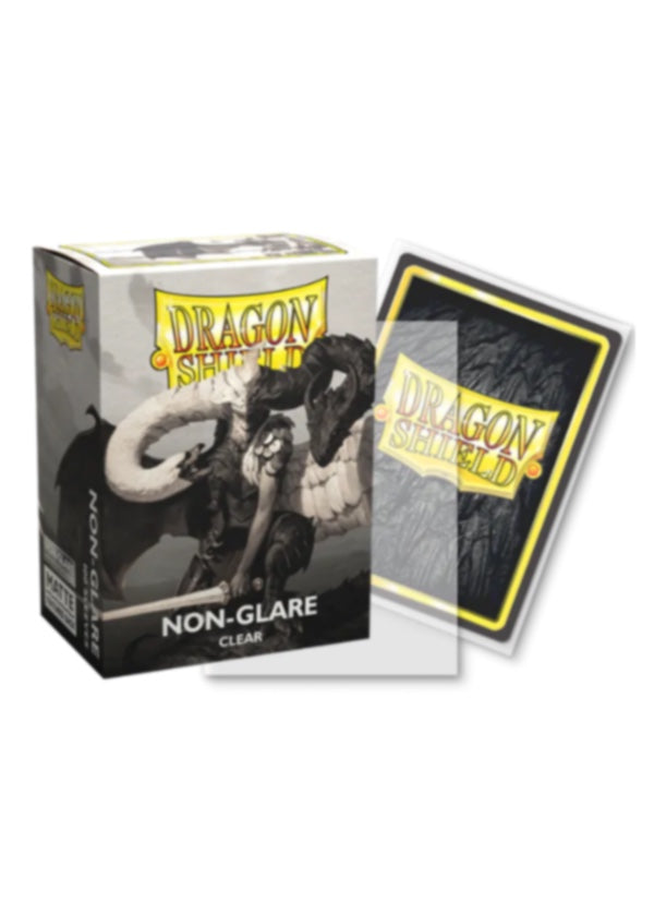 龍盾卡套 | Dragon Shield Card Sleeves | 100 Standard Size | Clear Matte Non Glare