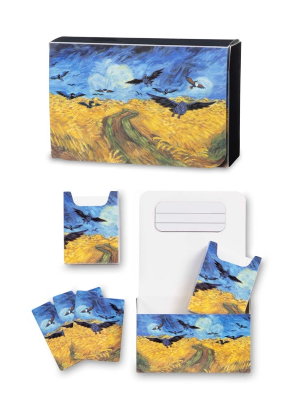 美版 PTCG 卡盒|Van Gogh Museum: Corviknight Inspired By Wheatfield with Crows Double Deck Box