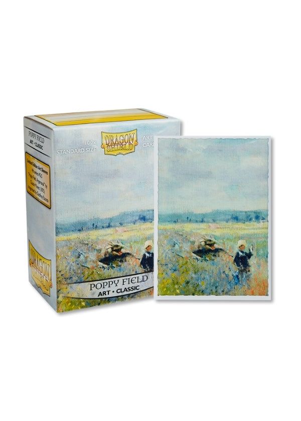 龍盾卡套 | Dragon Shield Card Sleeves | 100 Standard Size | Poppy Field