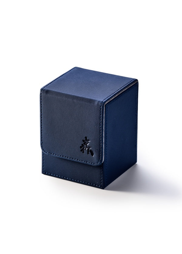 森下 SENXIA | 細緻皮革磁吸直立式卡盒 | 寧靜藍 | Deck Box