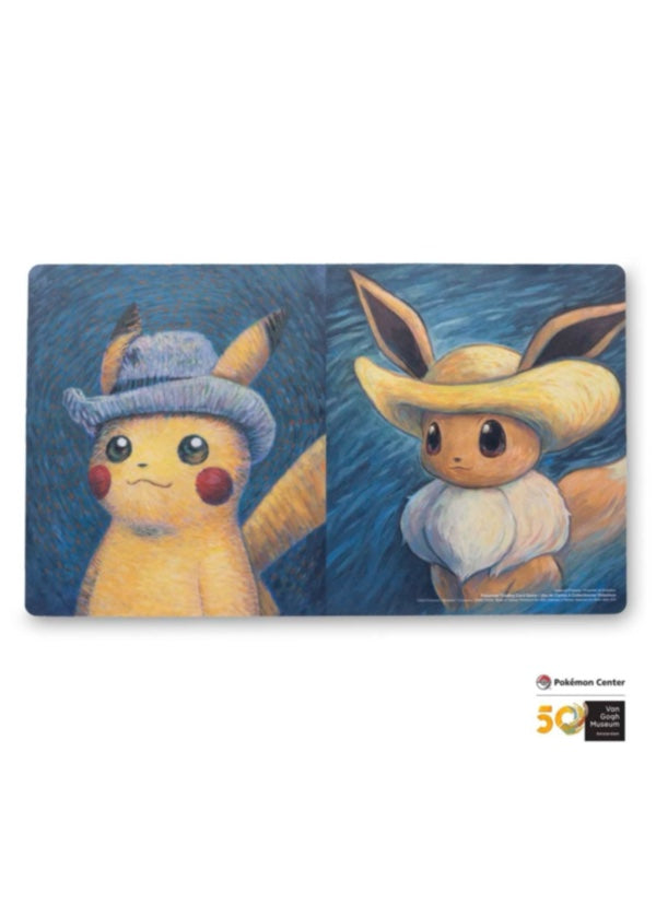 美版 PTCG 卡墊 Playmat｜Van Gogh Museum: Pikachu & Eevee