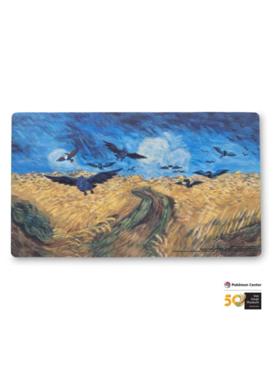 美版 PTCG 卡墊 Playmat｜Van Gogh Museum: Corviknight Inspired by Wheatfield with Crows