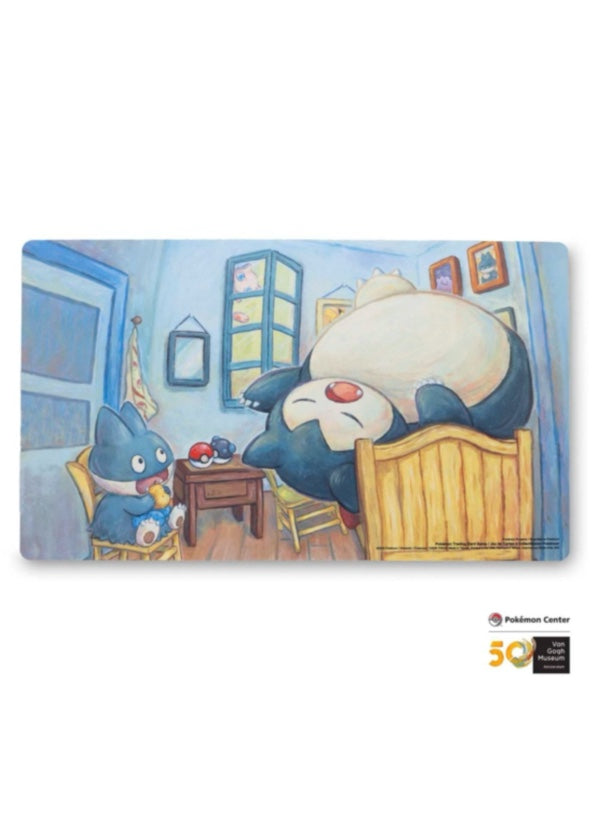 美版 PTCG 卡墊 Playmat｜Van Gogh Museum: Munchlax & Snorlax