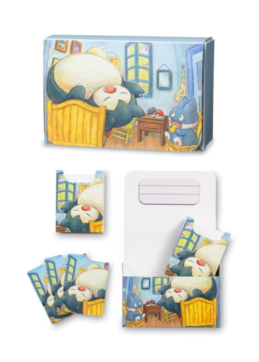 美版 PTCG 卡盒｜Van Gogh Museum: Munchlax & Snorlax Double Deck Box