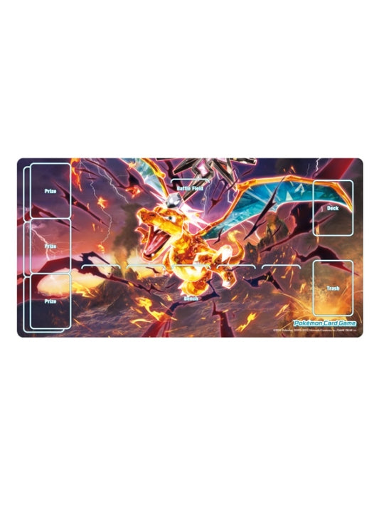 PTCG 卡墊 Playmat｜惡屬性太晶化 噴火龍