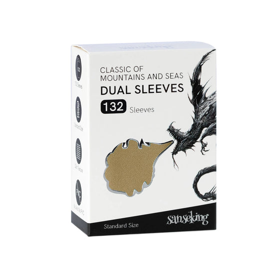 SANSEKING | Standard Size Dual Sleeves (132pcs) - GOLD