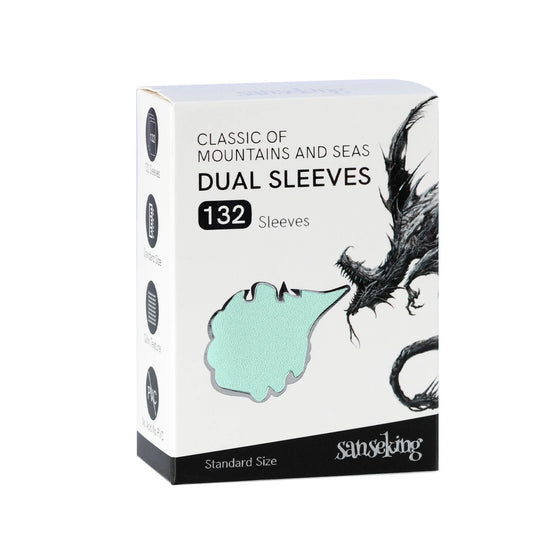 SANSEKING | Standard Size Dual Sleeves (132pcs) - MINT GREEN