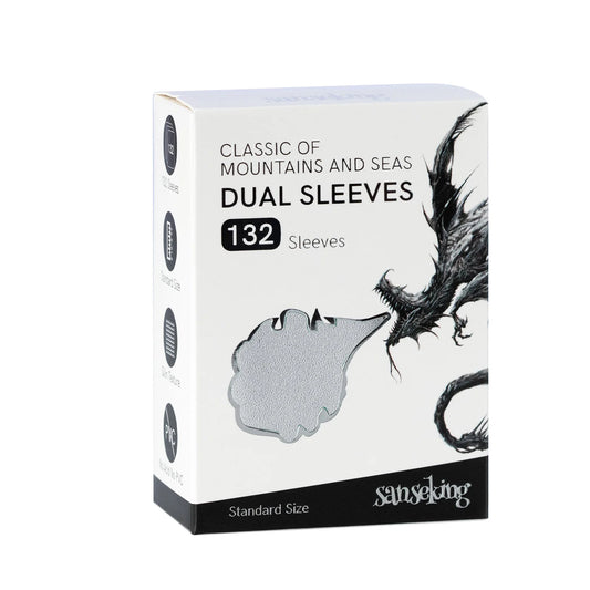 SANSEKING | Standard Size Dual Sleeves (132pcs) - SILVER