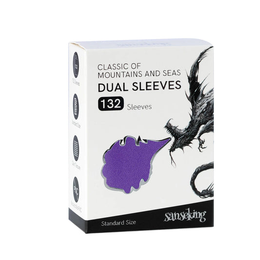 SANSEKING | Standard Size Dual Sleeves (132pcs) - PURPLE