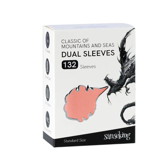 SANSEKING | Standard Size Dual Sleeves (132pcs) - PINK