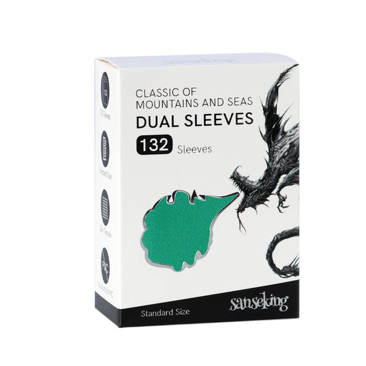 SANSEKING | Standard Size Dual Sleeves (132pcs) - GREEN