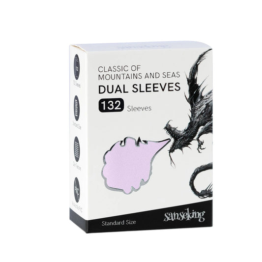 SANSEKING | Standard Size Dual Sleeves (132pcs) - DUSTY PURPLE