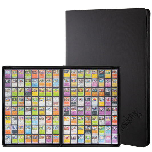 SANSEKING | Black 64 Pocket Binder